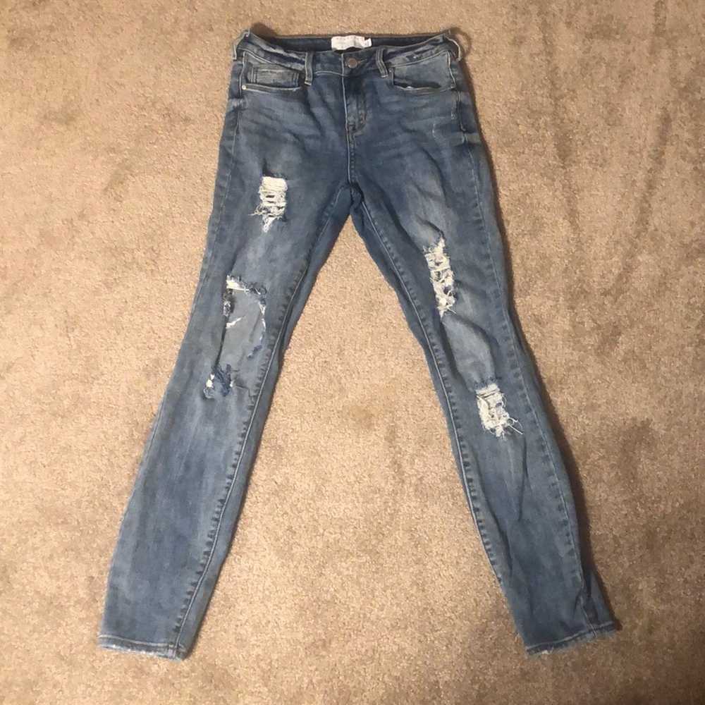 Kendall and Kylie High Rise Skinny Jeans